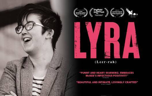A poster for the new documentary, \"Lyra\", a movie about the investigative journalist Lyra McKee who was murdered by Republicans in 2019,