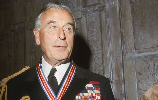 Lord Louis Mountbatten in 1965. 