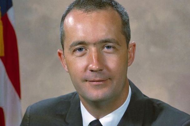 Former NASA astronaut James A. McDivitt.