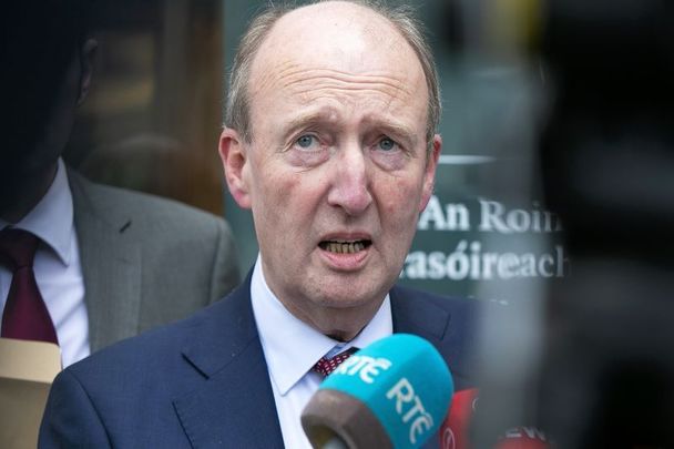 Shane Ross, Ireland\'s then Minister for Transport, Tourism, and Sport on January 30, 2020.