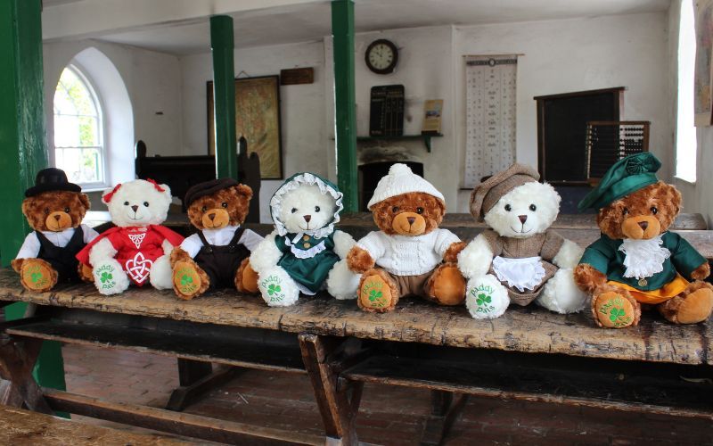 This delightful Irish Teddy collection will put a smile on your face