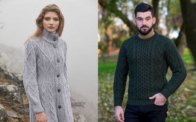 Cozy up this winter with premium Aran Knitwear - based in Dublin, direct to your door