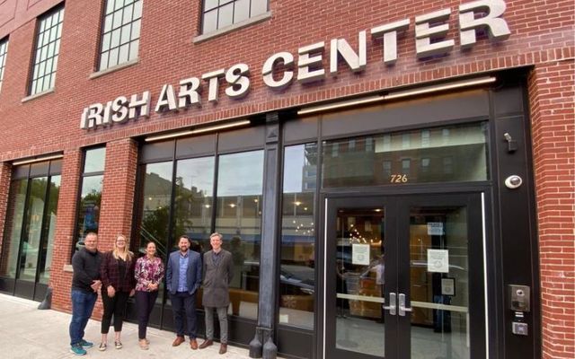 Ireland\'s Minister for Tourism, Culture, Arts, Gaeltacht, Sport and Media Catherine Martin at the Irish Arts Center in New York City.