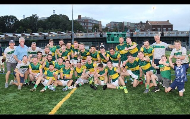 The 2020 history-making St. Barnabas senior football side that won the New York GAA championship.