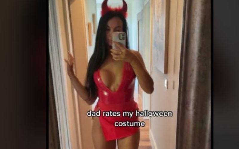 Saoirse Flynn: Irish TikToker's Halloween outfit stunt