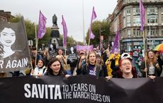 Hundreds march in Dublin to mark 10th anniversary of Savita Halappanavar's death