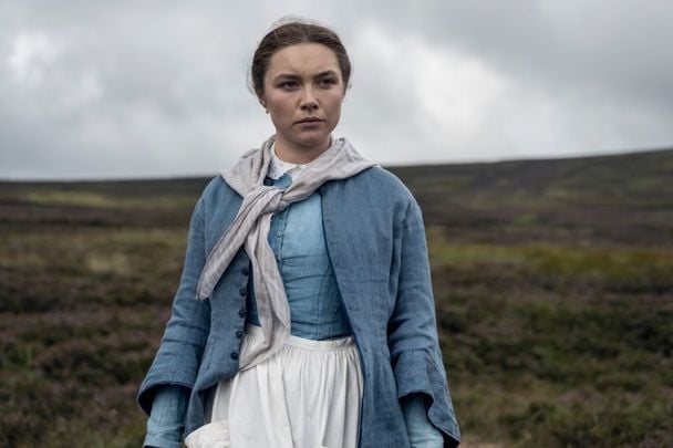 Florence Pugh as Lib Wright in \"The Wonder.\" 