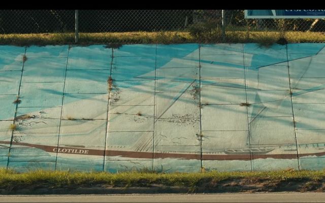 A Clotilde mural in Africatown, Alabama. 