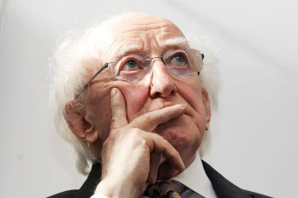 Irish President Michael D Higgins.