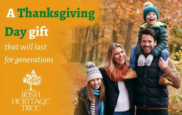 Share your gratitude for your Irish heritage this Thanksgiving 