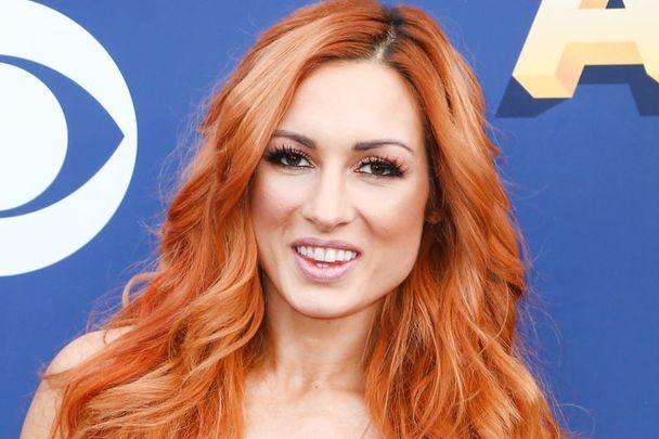 April 15, 2018:  Becky Lynch attends the 53rd Academy of Country Music Awards at MGM Grand Garden Arena in Las Vegas, Nevada.