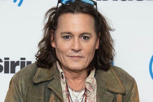 October 12, 2022: Johnny Depp attends a SiriusXM Town Hall alongside Jeff Beck in support of their album \'18\' in New York City.