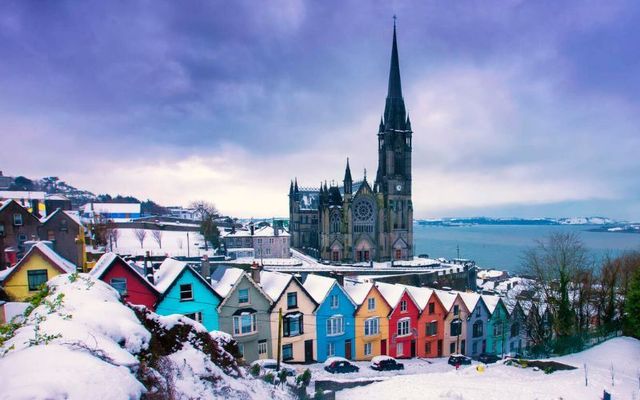 Cobh Church Steeple, Co Cork during winter