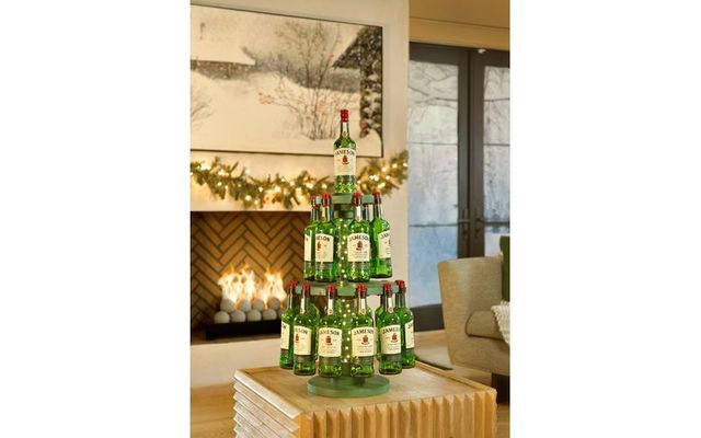 Jameson Whisky Table-Top Tree.