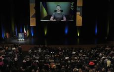 Zelenskyy tells Irish students to "take care" of their freedom