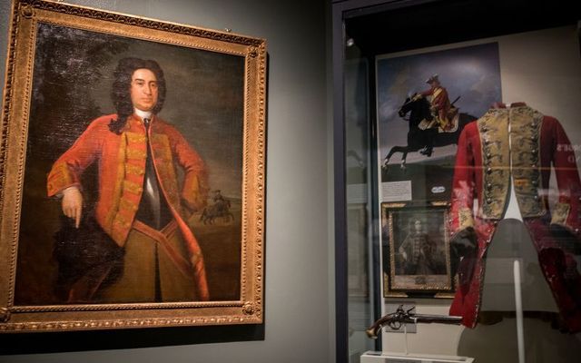 The on-site Richard St. George exhibit at the Museum of the American Revolution in Philadelphia. 