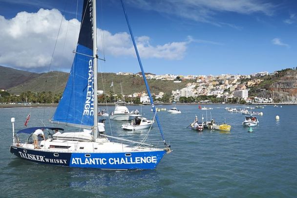 December 4, 2013: Teams prepare to start the Talisker Whisky Atlantic Challenge in San Sebastian de La Gomera, Spain.