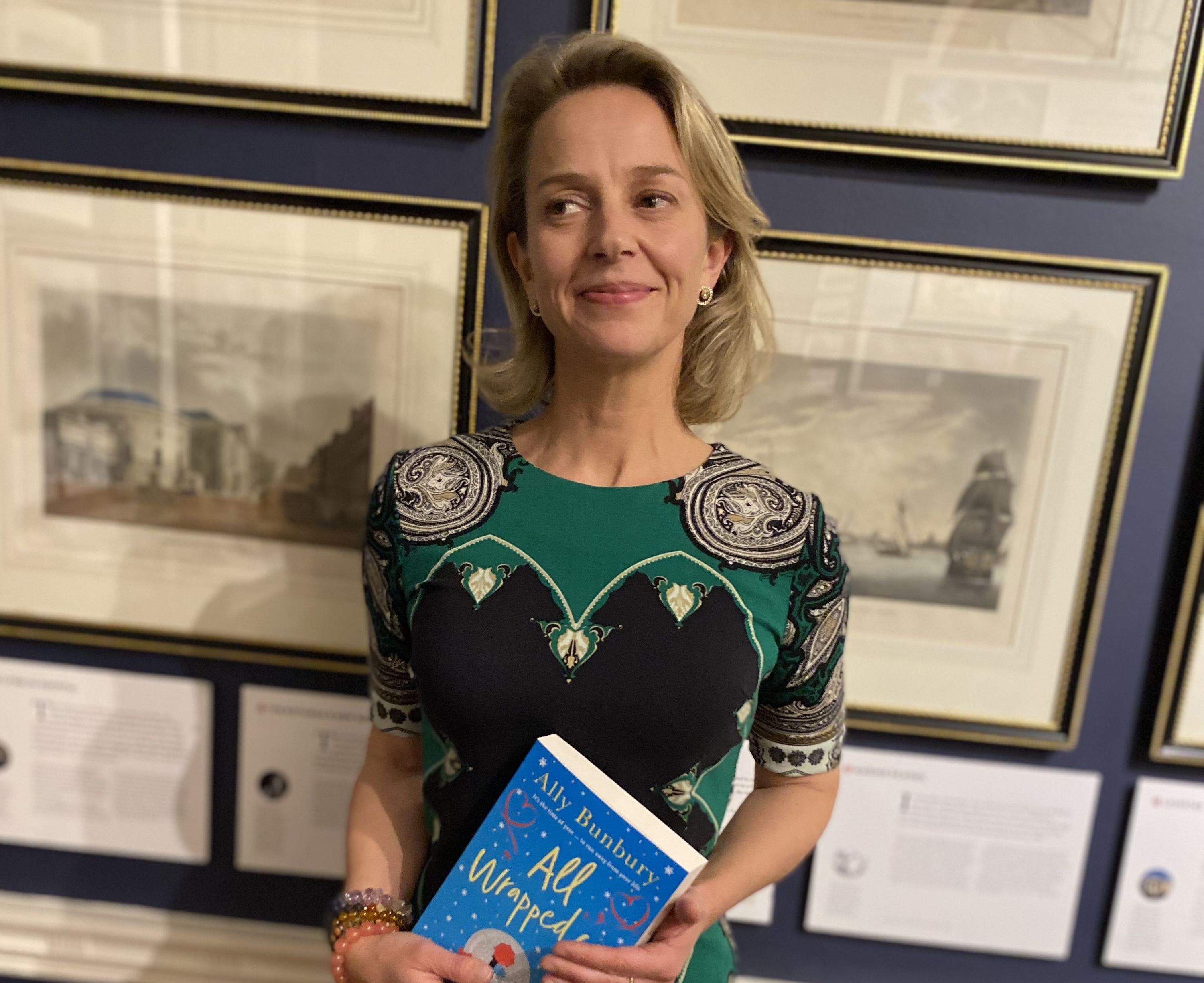 Best-selling Irish author Ally Bunbury has us “All Wrapped Up” for the holiday season