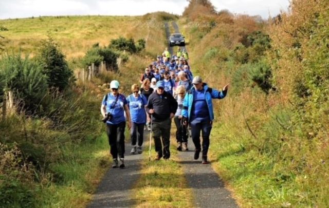 Hikers during the 2022 Donegal Camino.