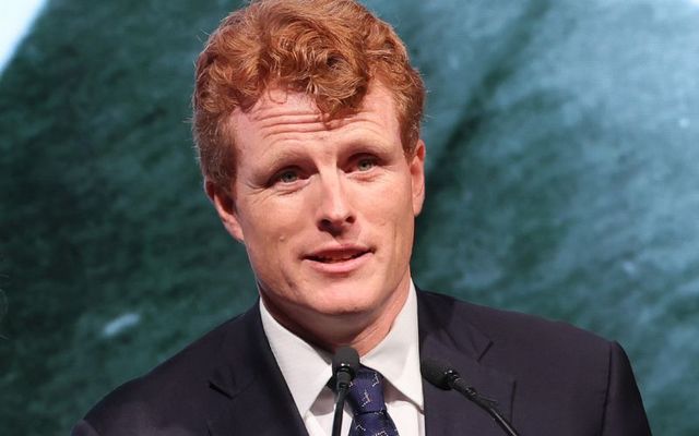 December 6, 2022: Joe Kennedy III speaks onstage at the 2022 Robert F. Kennedy Human Rights Ripple of Hope Gala at New York Hilton in New York City.