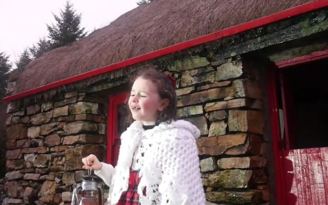 Cork girl Emma Sophia, 6, performs \"Silent Night\" ahead of Christmas.