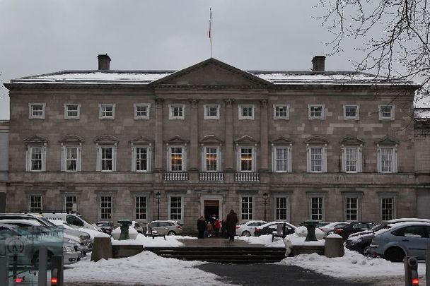 Leinster House in Dublin, Ireland\'s government buildings