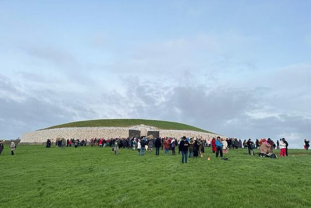 December 21, 2022: Newgrange in Co Meath on the morning of the Winter Solstice.