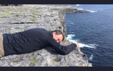 WATCH: Man bravely conquers his fear of heights on the Aran Islands