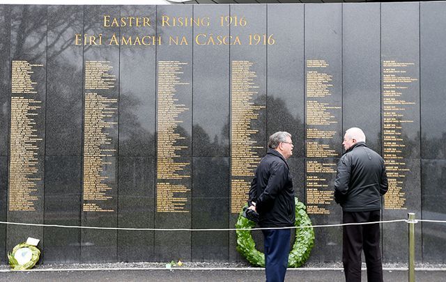 The Necrology Wall, was unveiled as part of the 1916 centenary commemoration.