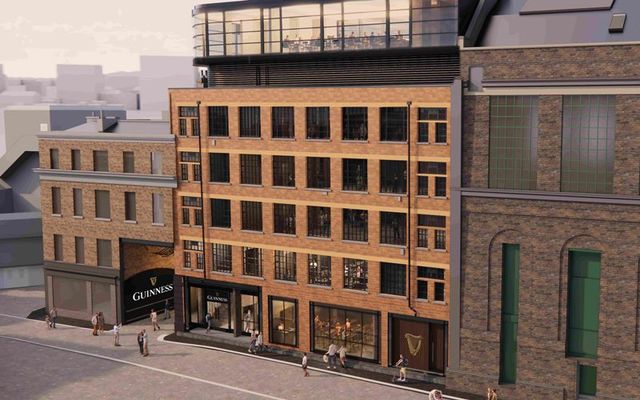 An architectural rendering of ‘Guinness at Old Brewer’s Yard’ in London’s Covent Garden.\n\n