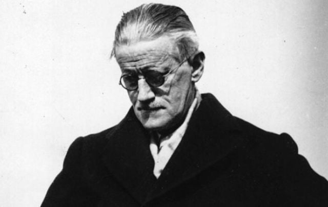 Ulysses author James Joyce. 