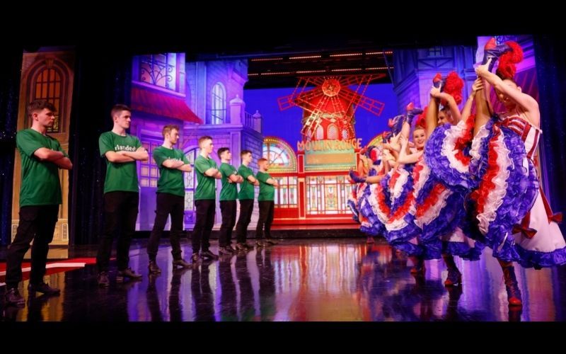 WATCH: Cairde battles can-can dancers at the world-famous Moulin Rouge in Paris