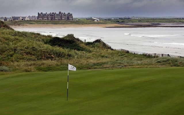 Trump International Golf Links & Hotel, Doonbeg, County Clare. The golf course rated as one of the most beautiful spots in Europe.
