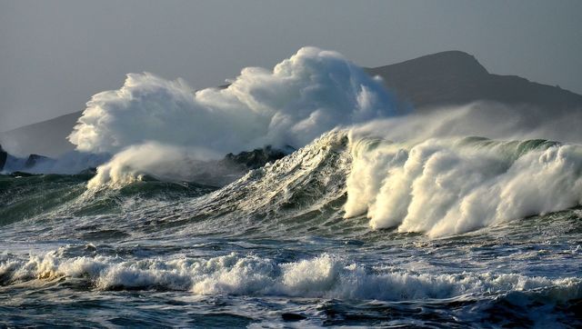 Waves at Clogher, County Kerry.