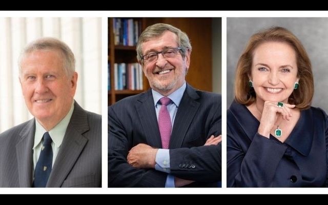 The 2022 Spirit of Kylemore honorees - John D. Feerick, Michael J. Dowling, and Dr. Loretta Brennan Glucksman.