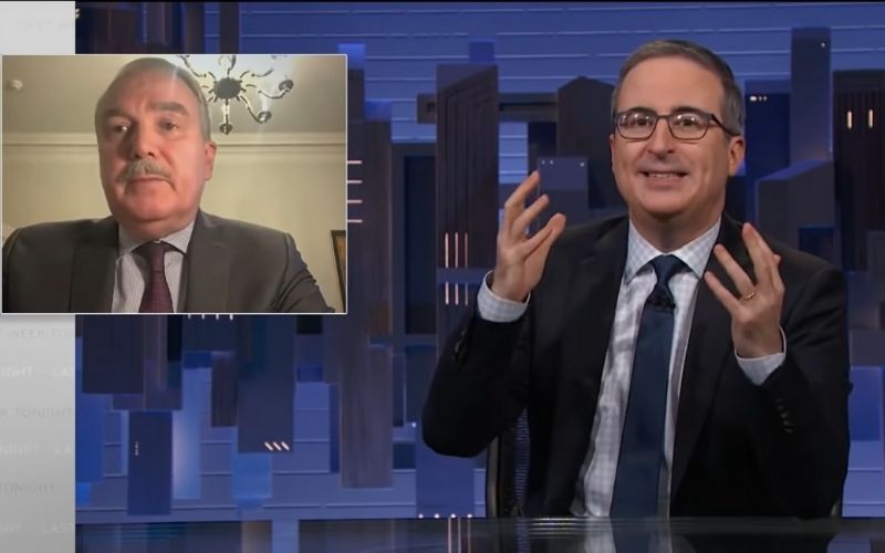 WATCH: Irish journalist's unlikely “gotcha” of Russian Ambassador amazes John Oliver