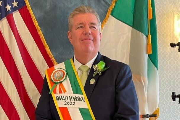 James Callahan, the Grand Marshal of the 2020, 2021, and 2022 NYC St. Patrick\'s Day Parade.