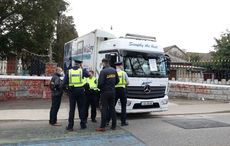 Russia accuses Dublin demonstrators of using "terrorist" tactics