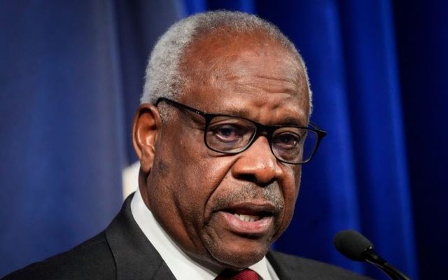 Supreme Court Justice Clarence Thomas. 