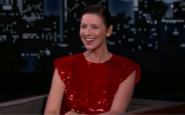 Caitríona Balfe on Jimmy Kimmel Live.