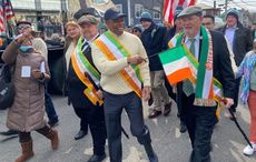 NYC Mayor Eric Adams feels the Irish love at Queens County St. Patrick's Day Parade