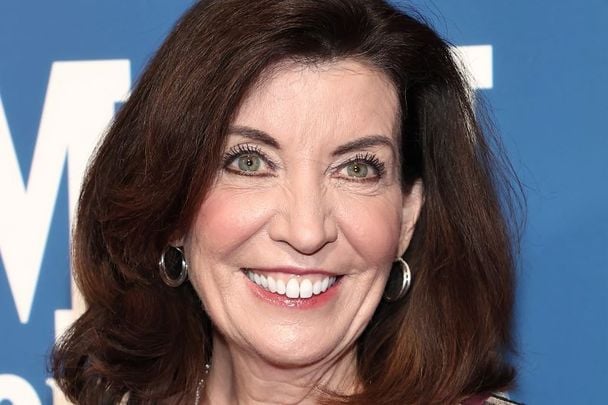 February 10, 2022: Governor of New York Kathy Hochul attends the opening night of \"The Music Man\" at Winter Garden Theatre in New York City. 