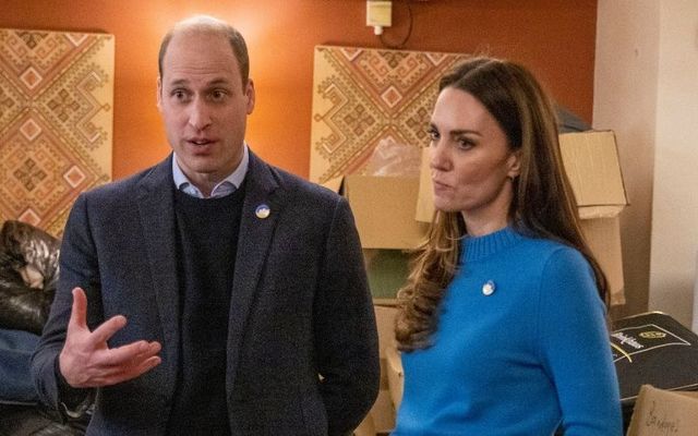 March 9, 2022: Prince William and Catherine visit the Ukrainian Cultural Centre in Holland Park to learn about the efforts being made to support Ukrainians in the UK and across Europe in London, England.