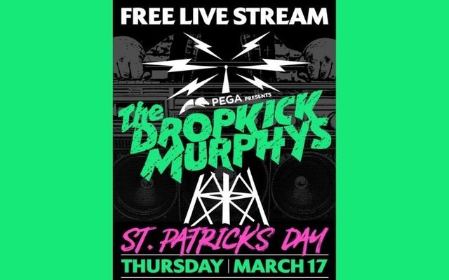 Dropkick Murphys go live this St. Patrick\'s Day, Thursday, March 17, for a special live stream event.