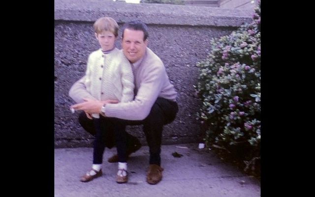 Katherine Simmons with her dad.