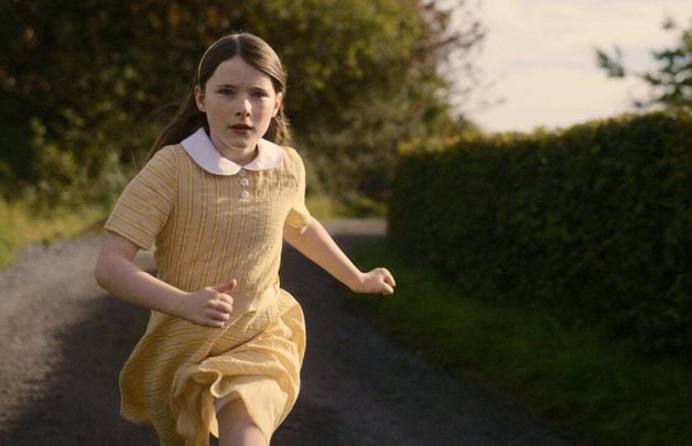 Catherine Clinch in a scene from the Irish language film \"An Cailín Ciúin.\"