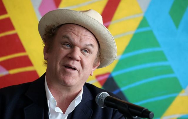 John C. Reilly at the Guinness Storehouse in Dublin.