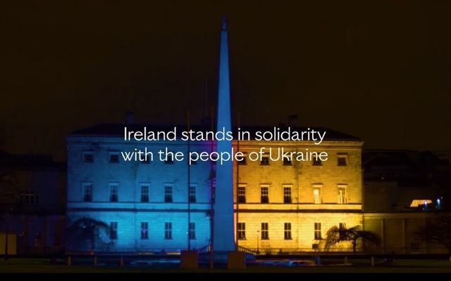 The Irish Foreign Ministry\'s St. Patrick\'s Day message this year features a message of solidarity with Ukraine.