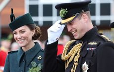 Prince William and Kate Middleton visit Irish Guards for St. Patrick's Day