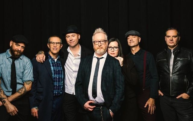 Irish American punk group Flogging Molly. 